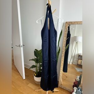 NWOT - Reformation silk halter dress